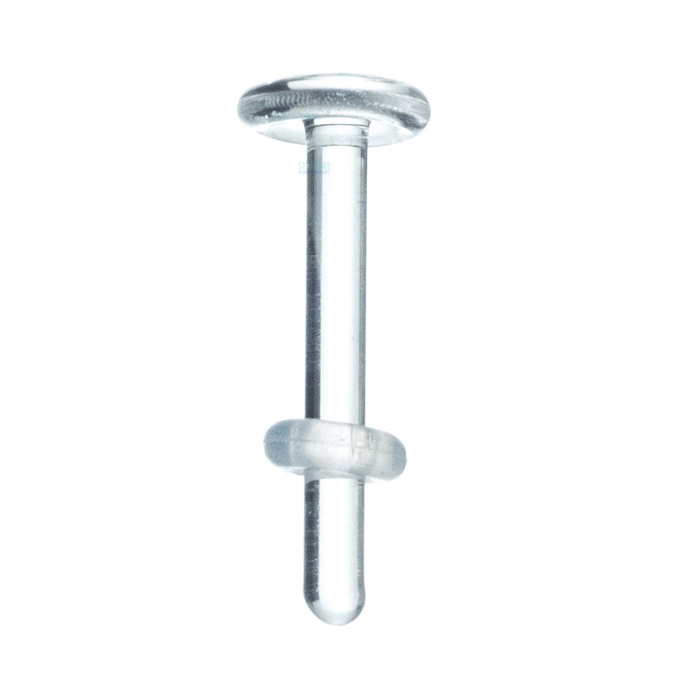 Glass Straight Longer (Tongue) Retainer - Clear