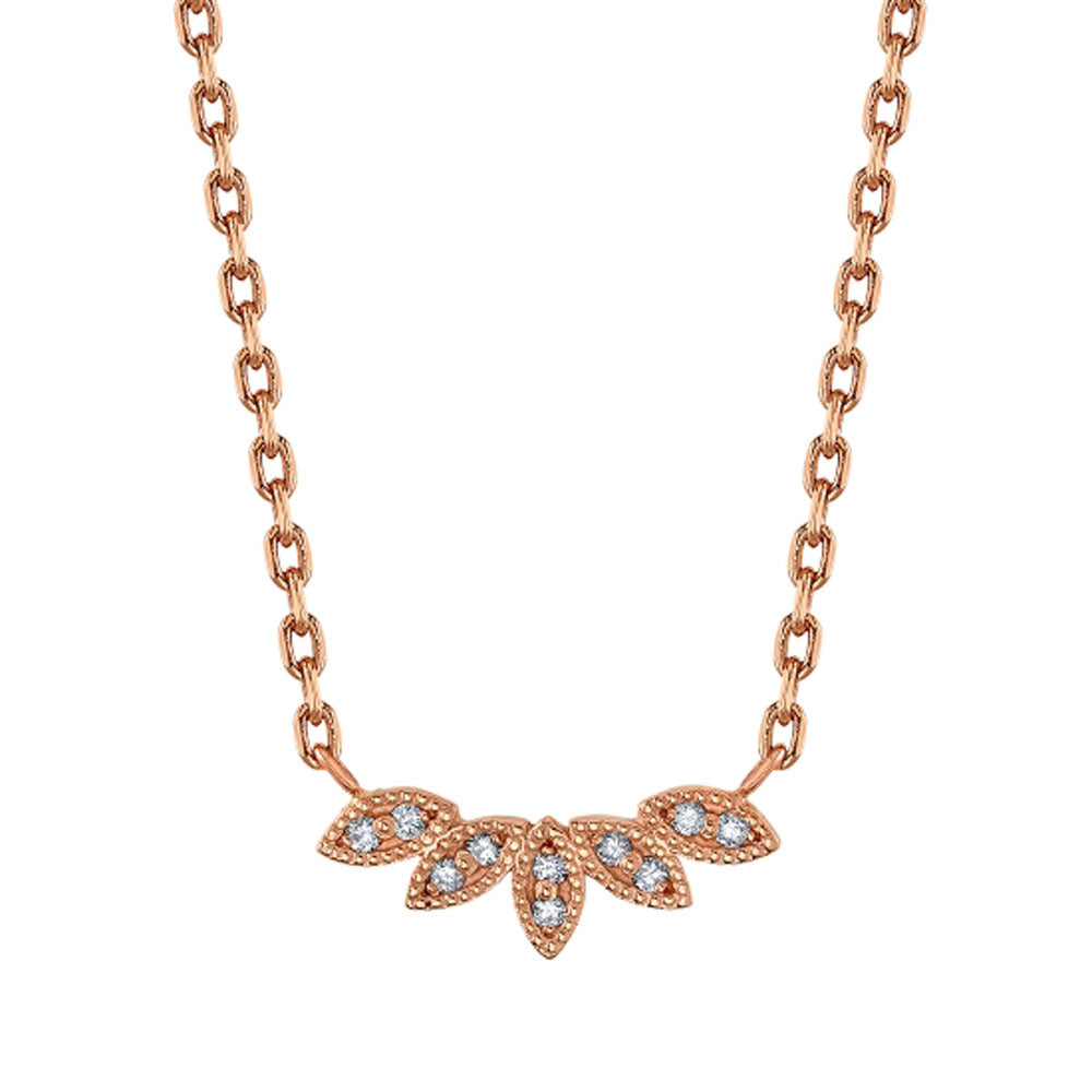 "Serenity" Necklace in Gold with DIAMONDS