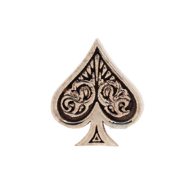 Ace of Spades Threaded End in Gold & Platinum