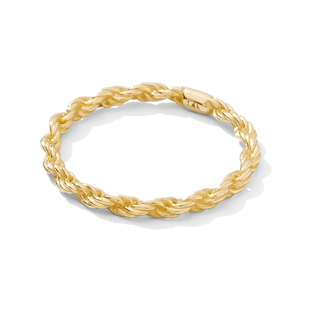 Rope Ring in Gold