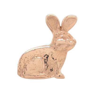 Bunny Threaded End in Gold