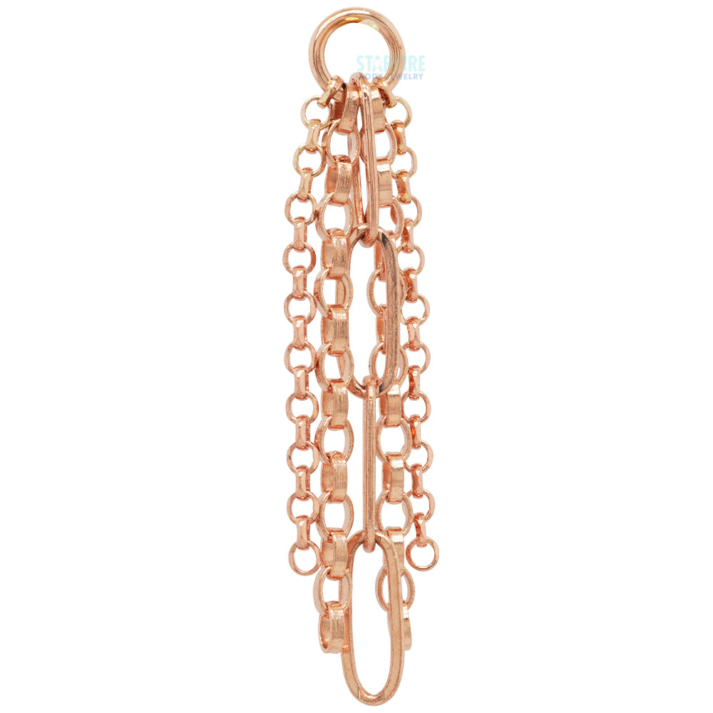 "DAAANG-le" Chain Charm in Gold