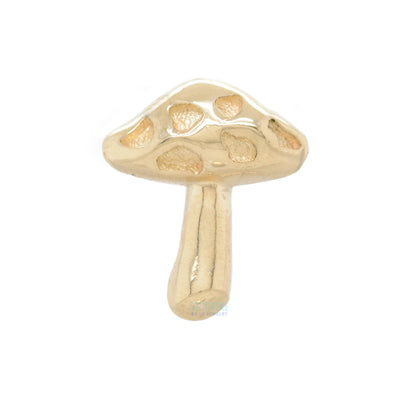 threadless: Mushroom Amanita End in Gold