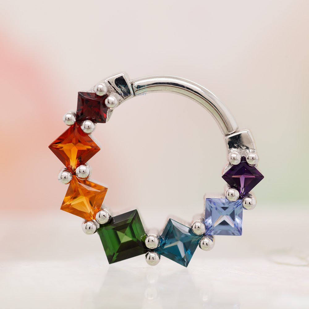 Tiffany rainbow ring Clearance