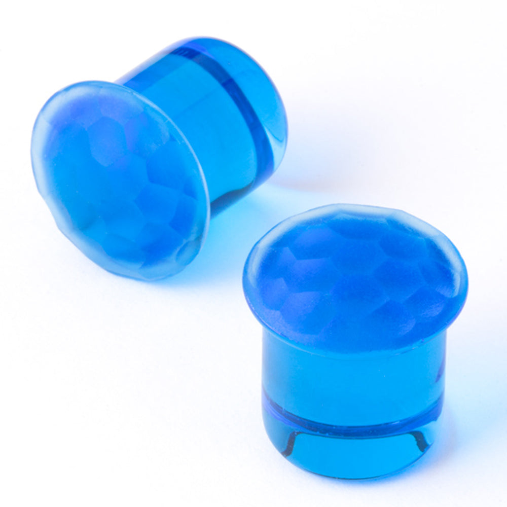 Gorilla Glass Martele Simple Glass Plugs Ocean Starfire Body