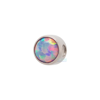 Bezel-set Opal Captive Bead