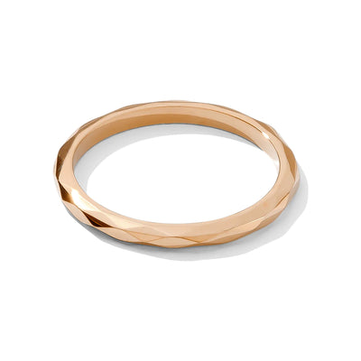 Faceted Ring in Gold