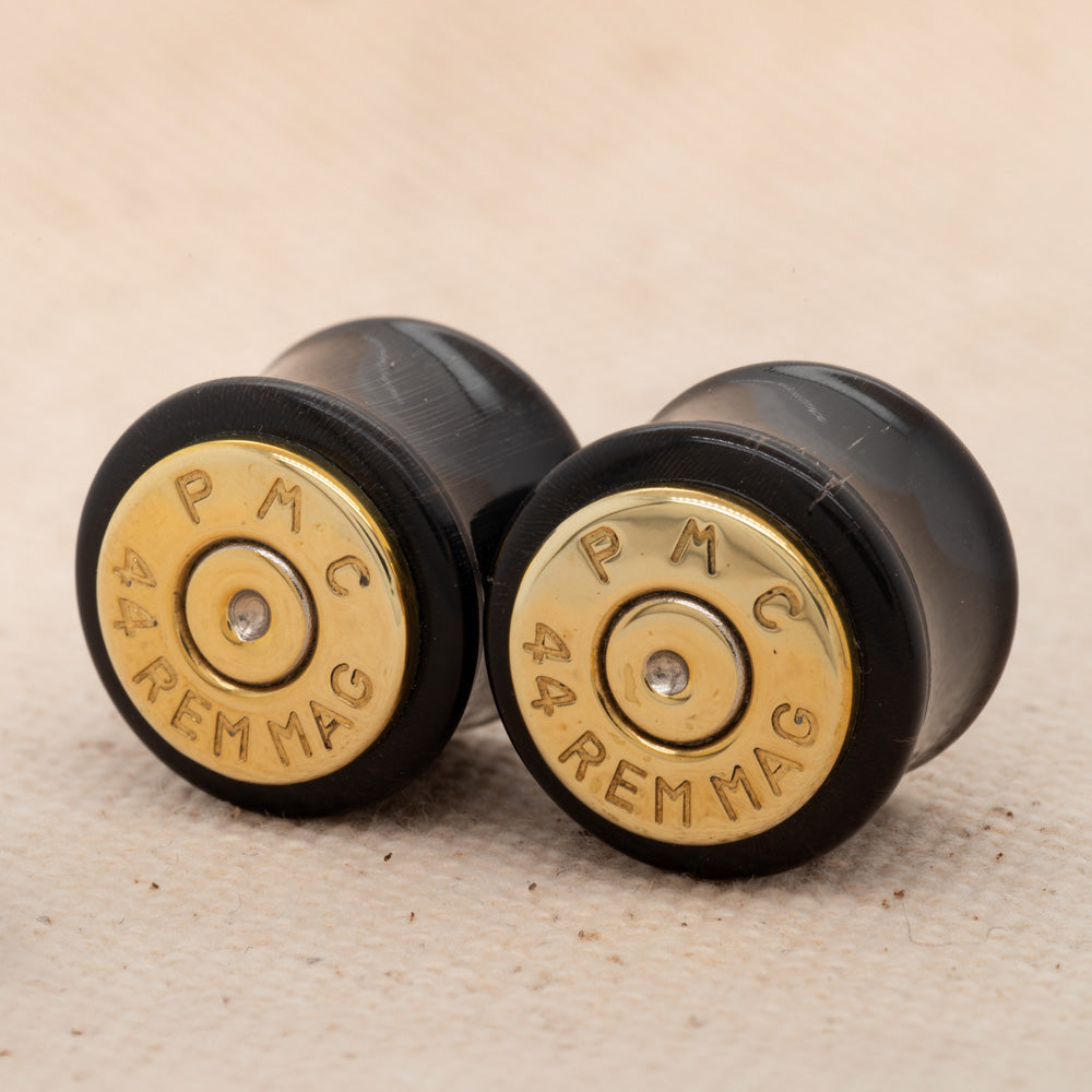 Bullet casing hot sale ear gauges