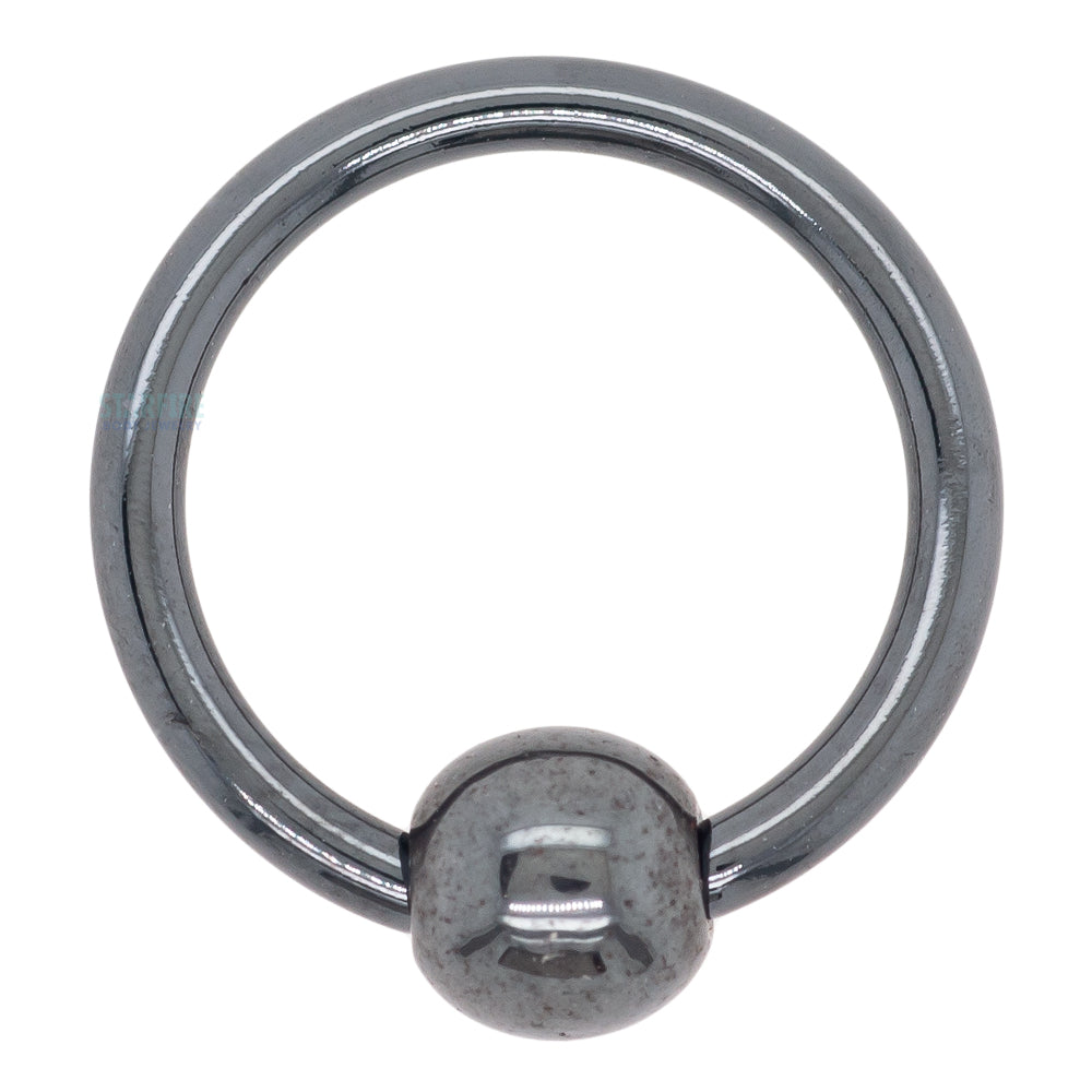 Black Niobium Captive Bead Ring (CBR)