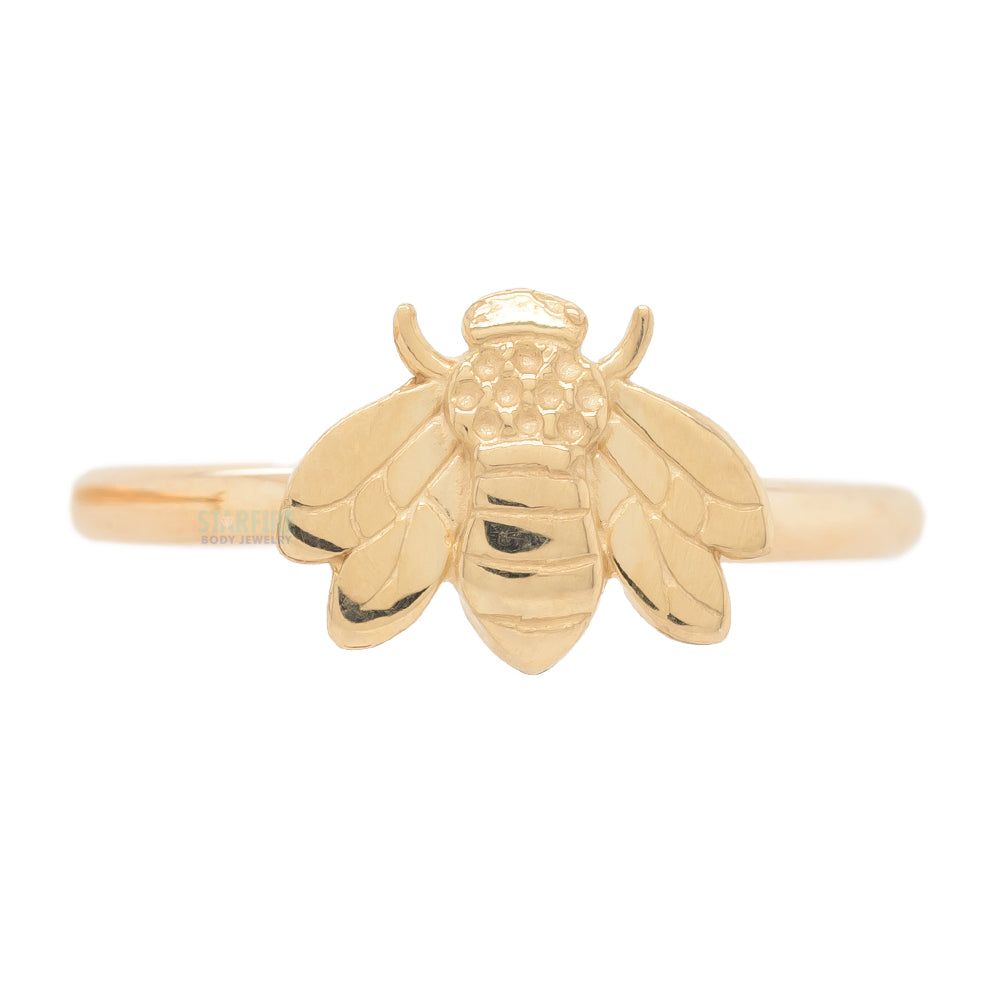 Bee Gold Captive Bead Ring (CBR)