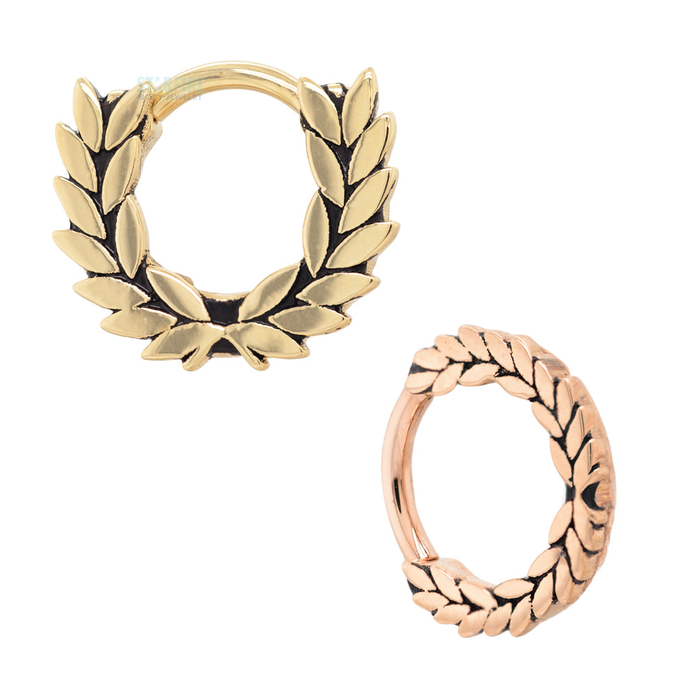 Gold metal rings and sliders - Jolemina