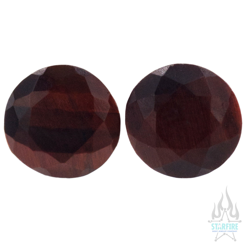 Faceted Stone Plugs