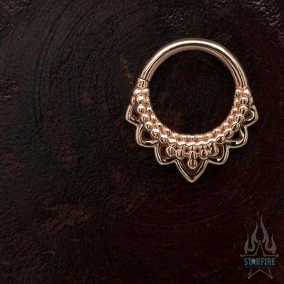 "Temple" Continuous Ring in Gold