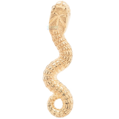 "Manasa" Snake Threaded End in Gold & Platinum