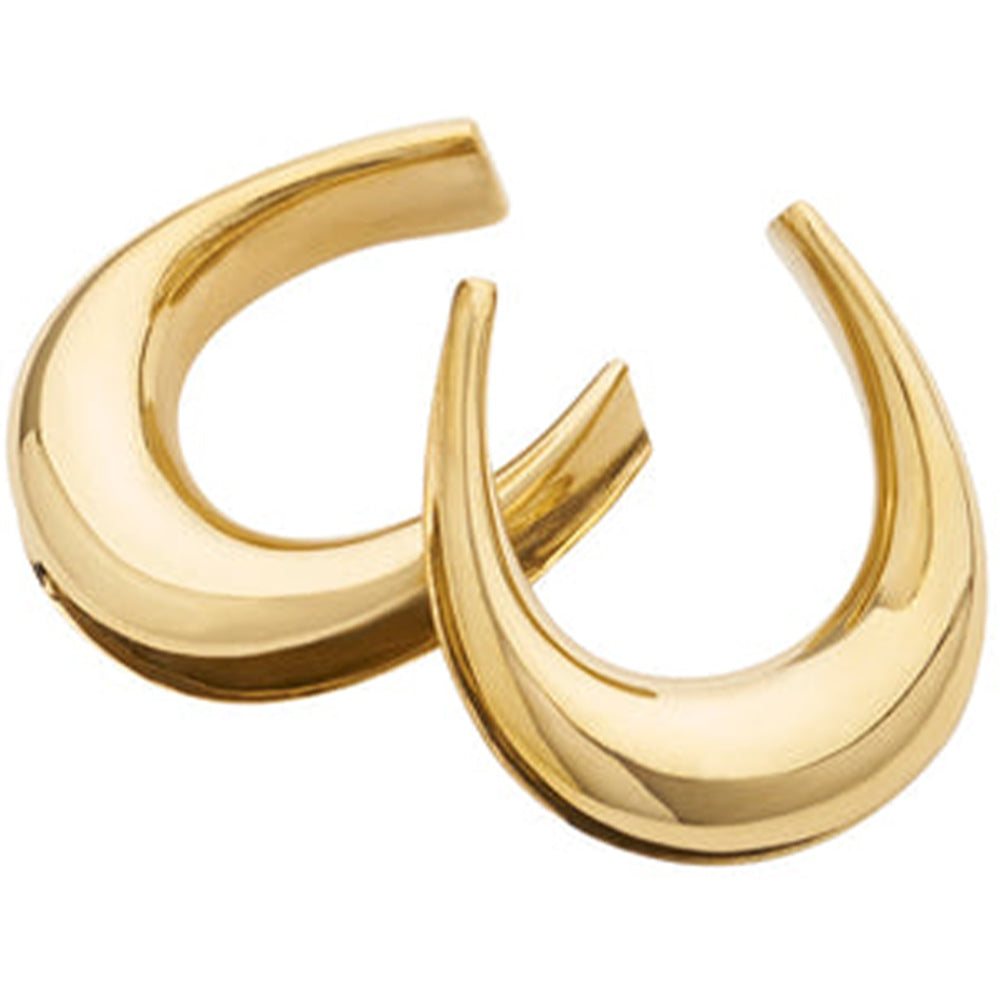 Platform Saddle Spreaders Solid Brass Starfire Body Jewelry Company