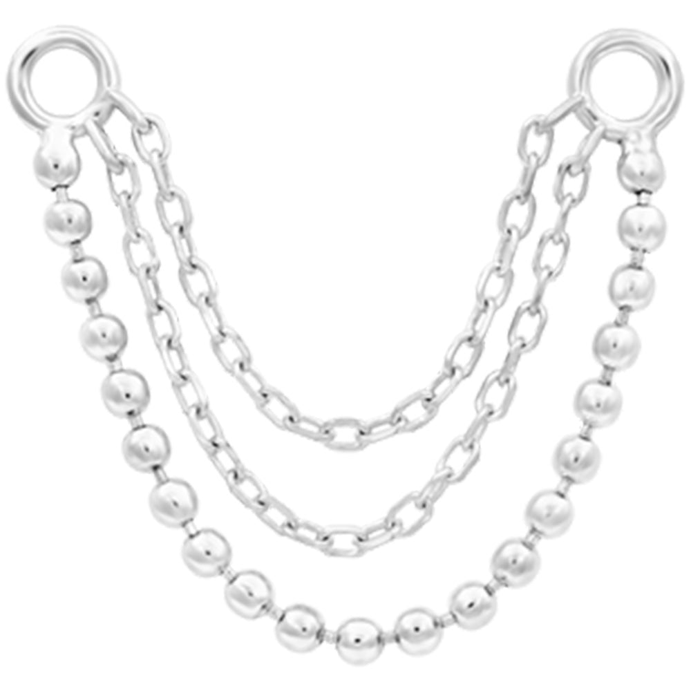 Junipurr Jewelry "Quinn" Chain Attachment in Gold Starfire Body