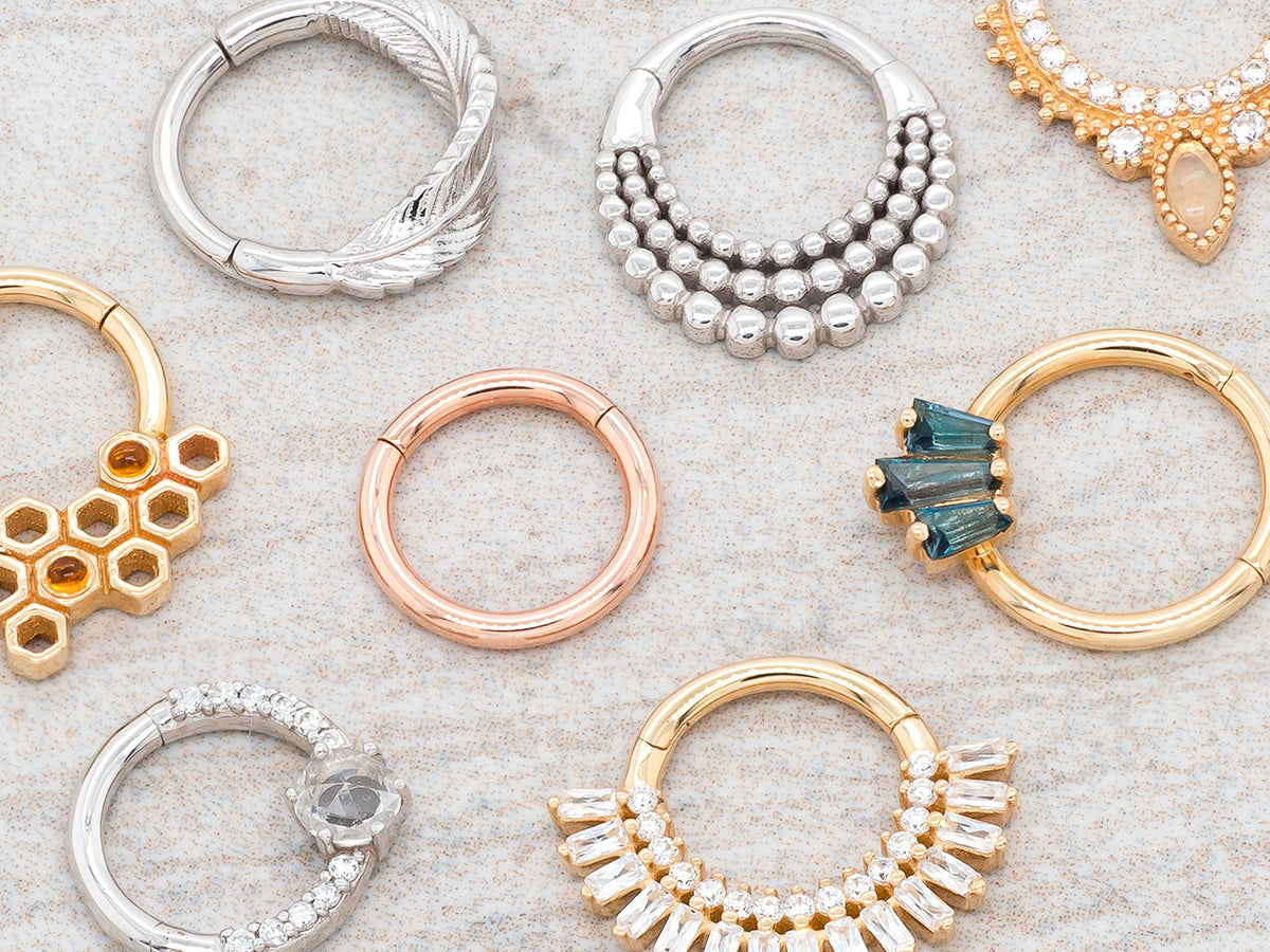 JEWELRY - Hinged Rings & "Clickers"