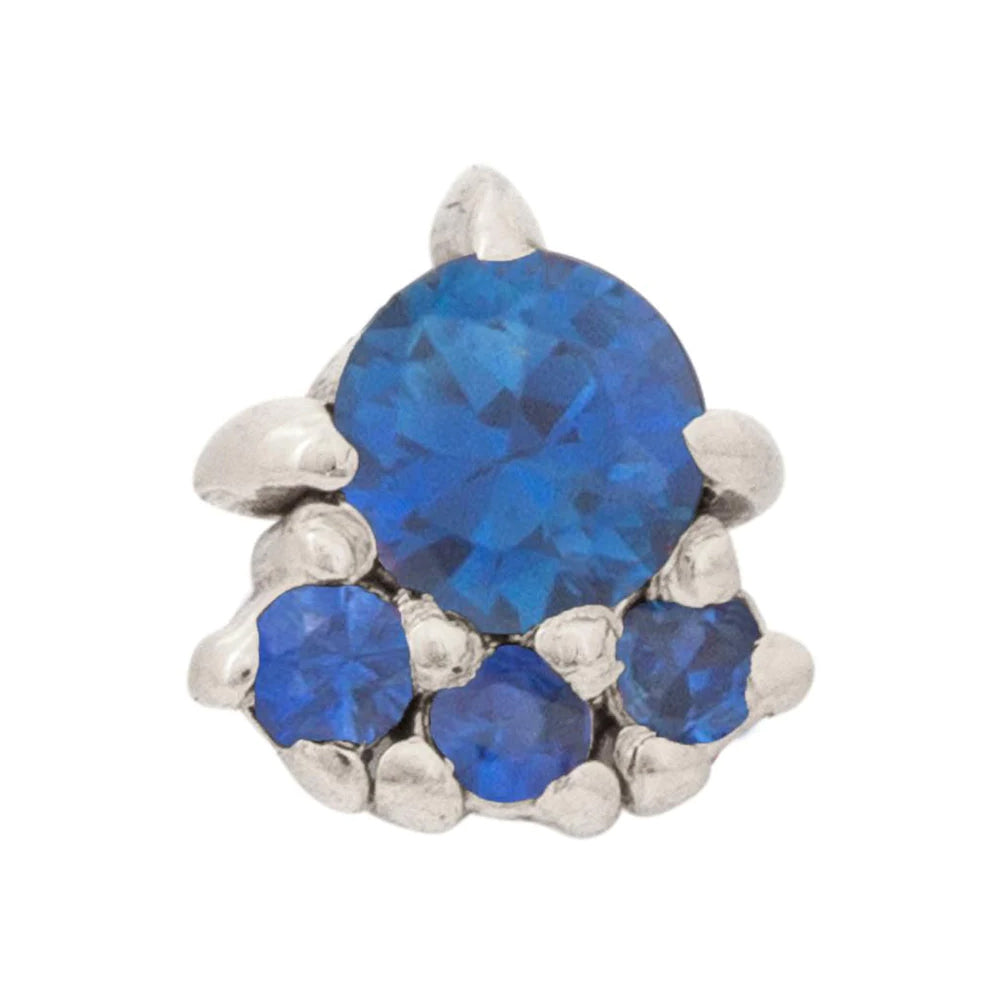 threadless: "Palace" Pin in Gold with Gemstones