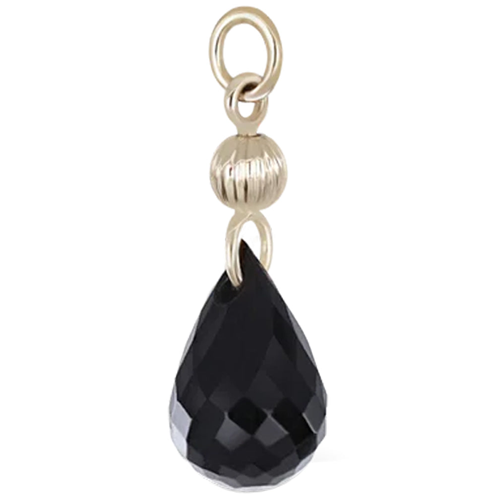 Brio Bead Charm in Gold with Gemstone