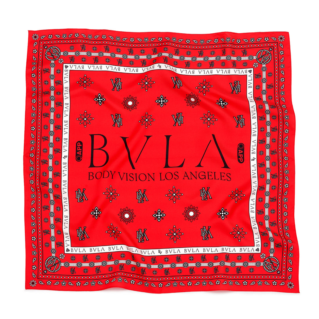 Body Vision - BVLA Red Silk Scarf