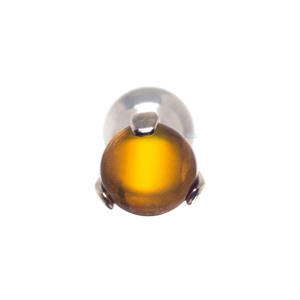 Stone Ball in Prong's Tongue Barbell