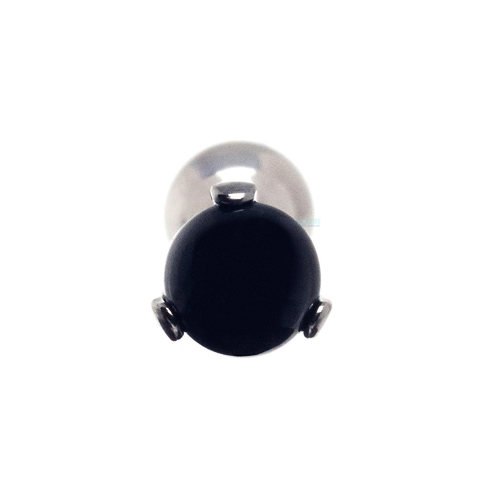 Stone Ball in Prong's Tongue Barbell