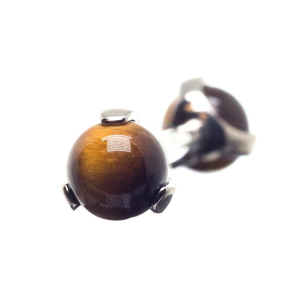 Stone Ball in Prong's Tongue Barbell