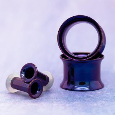 Titanium Eyelets - Purple