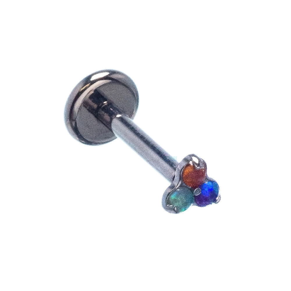 Opals in Trinity (Menage a Trois) on Flatback - custom color combos