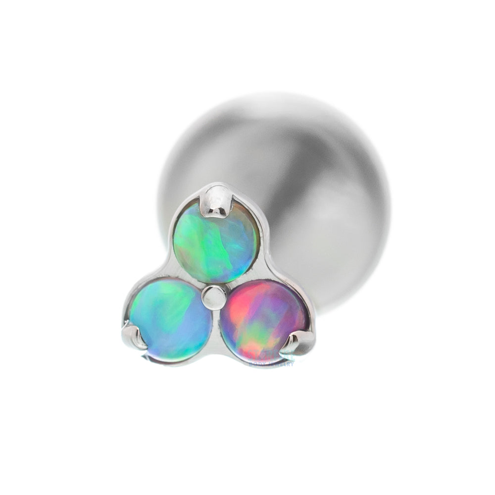 Opals in Trinity (Menage a Trois) on Flatback - custom color combos