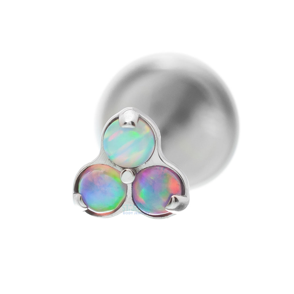 Opals in Trinity (Menage a Trois) on Flatback - custom color combos