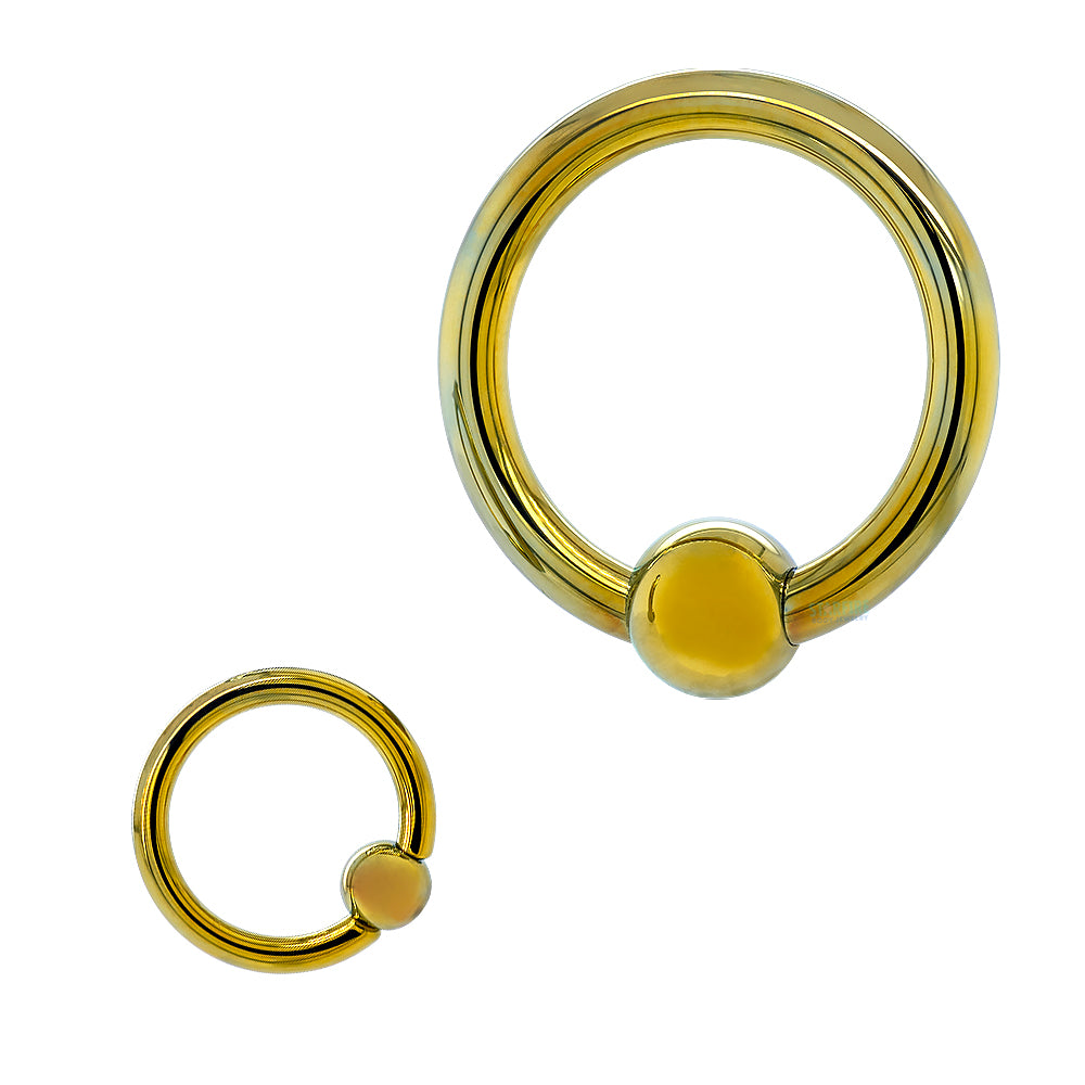 Titanium Captive Bead Ring (CBR) - YE – Yellow