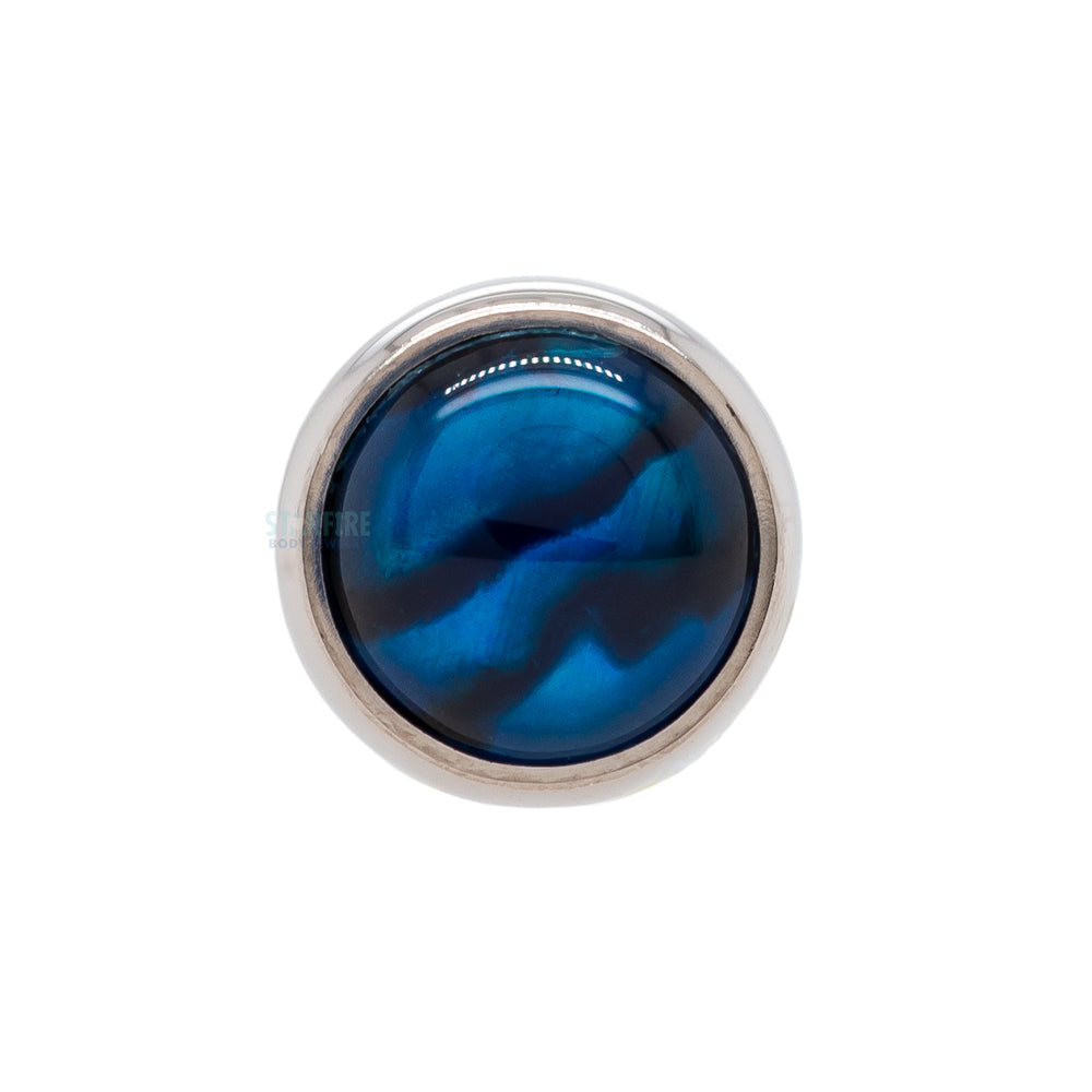Bezel-Set Natural Stone on Flatback