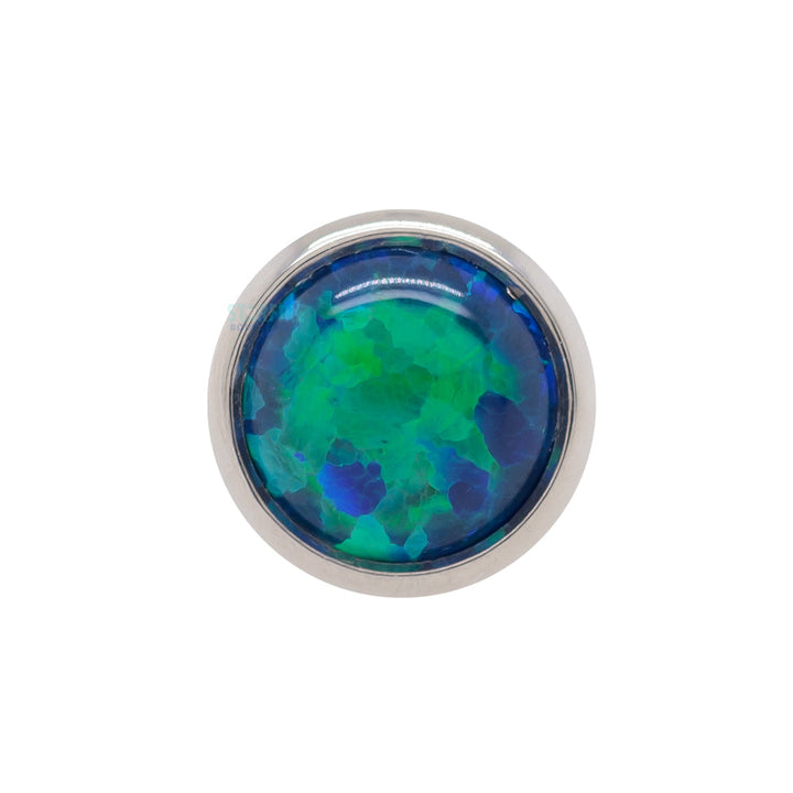 Bezel-Set Opal on Flatback