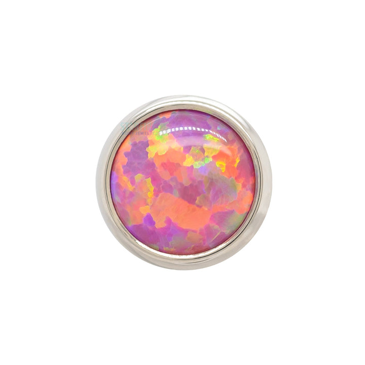 Bezel-Set Opal on Flatback