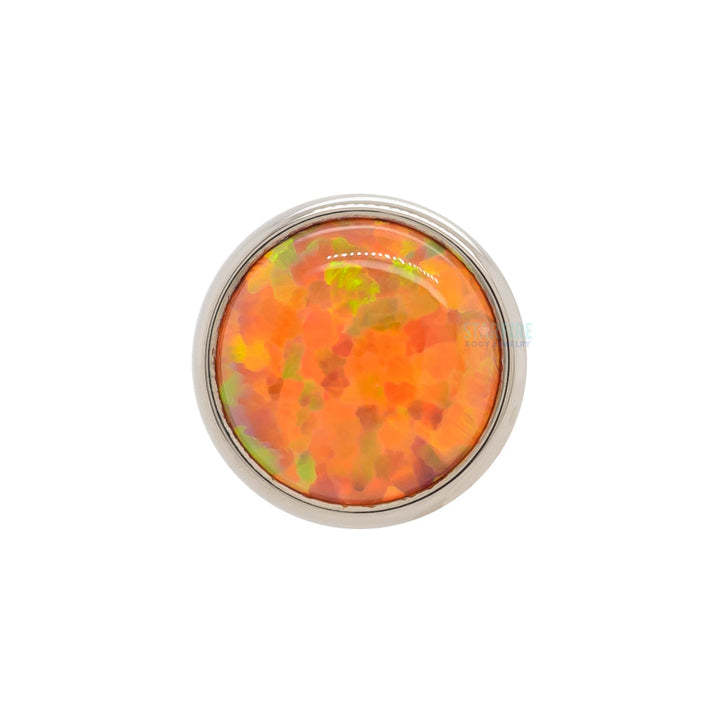 Bezel-Set Opal on Flatback