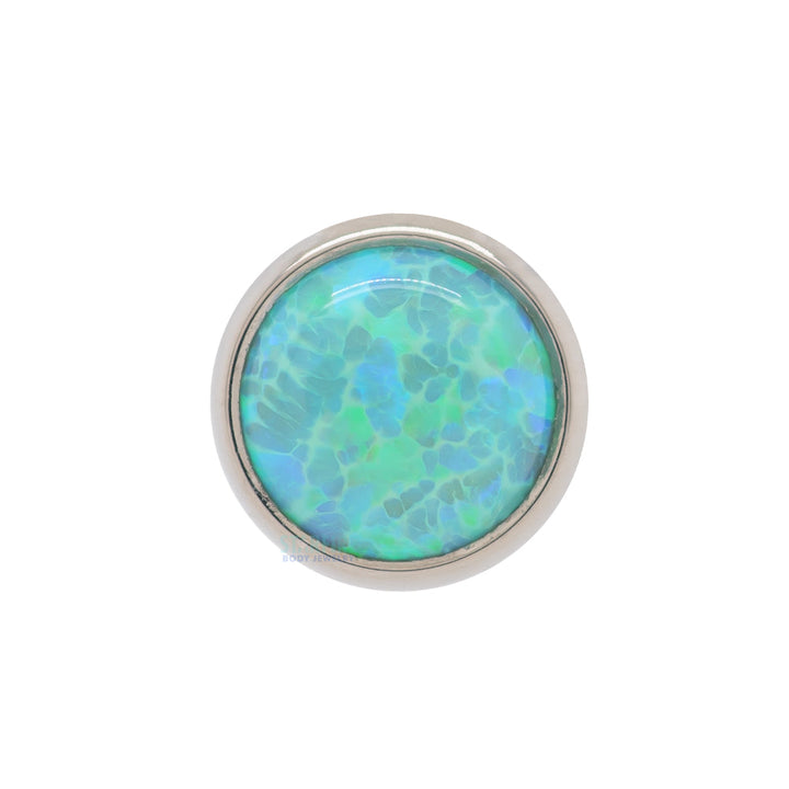 Bezel-Set Opal on Flatback