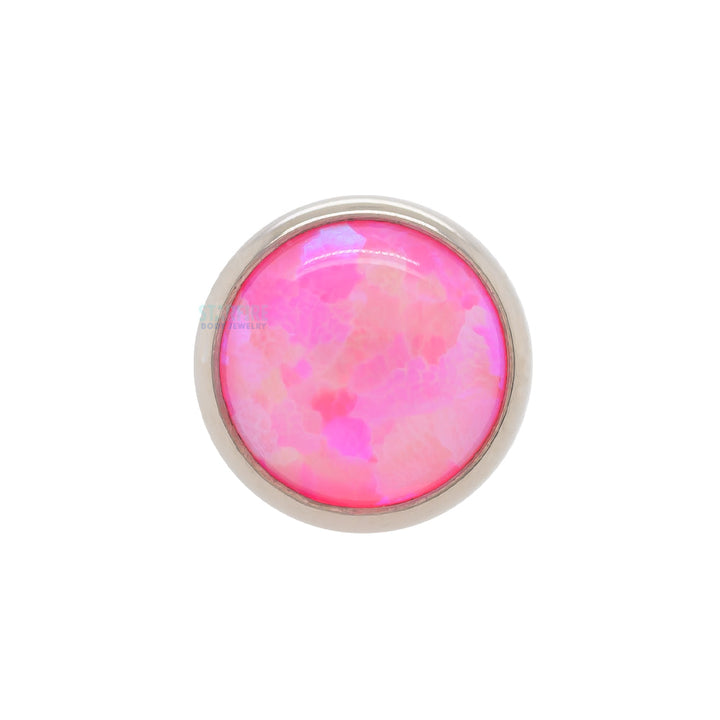 Bezel-Set Opal on Flatback