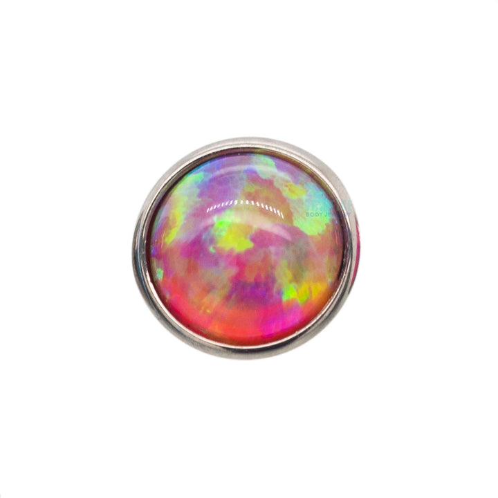Bezel-Set Opal on Flatback