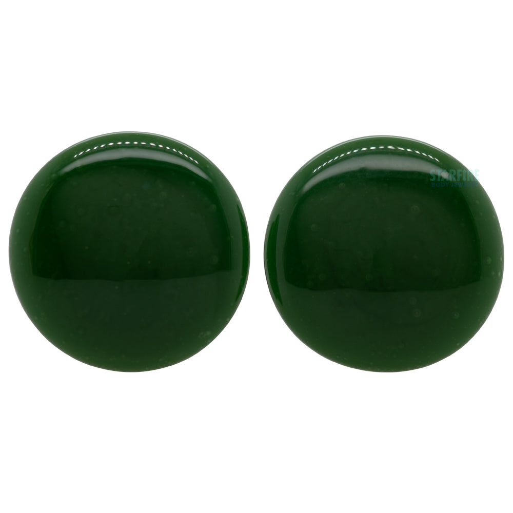 Glass Color Front Plugs - Forest