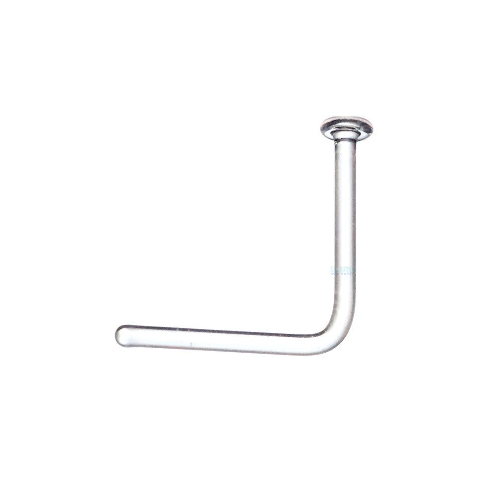 Glass Nostril Retainer - Clear