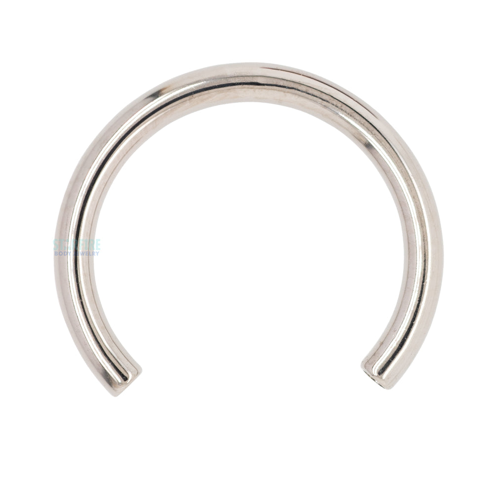Titanium Threaded Circular Barbell Shaft - HP – High Polish
