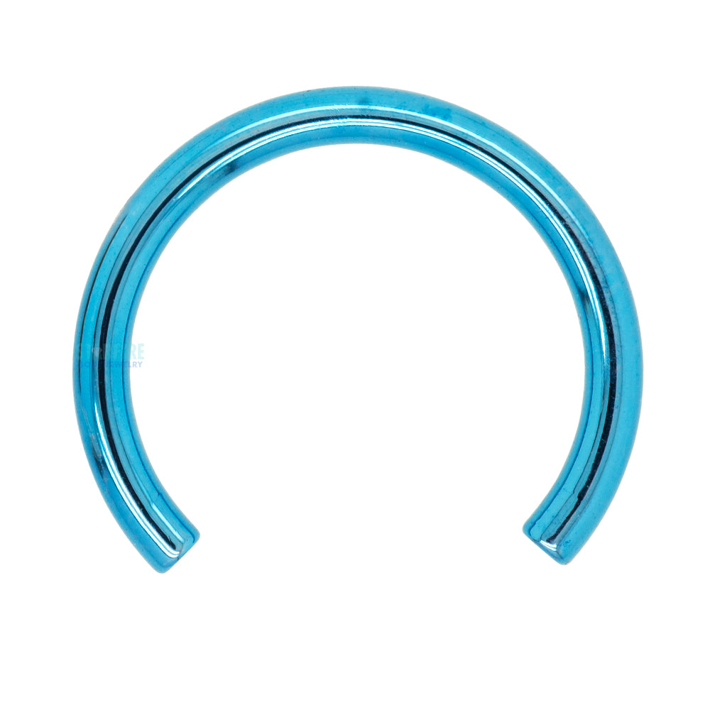 Titanium Threaded Circular Barbell Shaft - LB – Light Blue