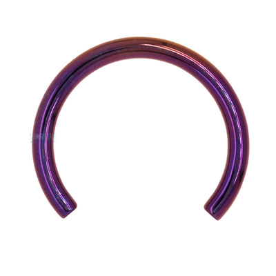 Titanium Threaded Circular Barbell Shaft - PU – Purple