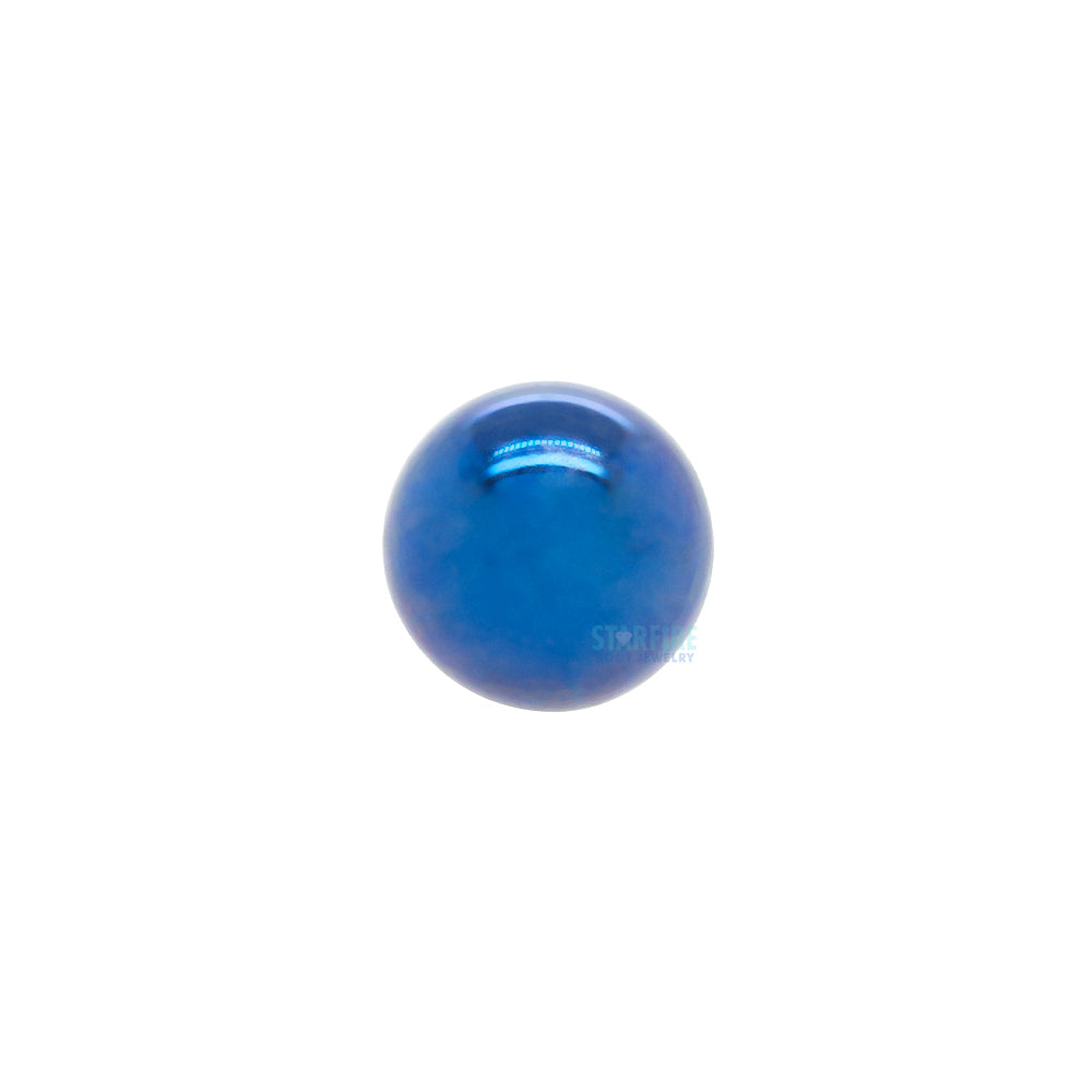 Titanium Threaded Ball - DB – Dark Blue