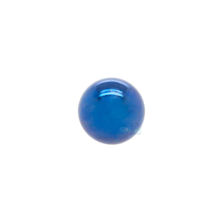 Titanium Threaded Ball - DB – Dark Blue