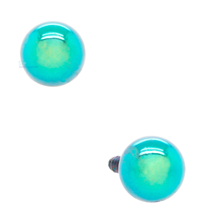 Titanium Threaded Ball – Green