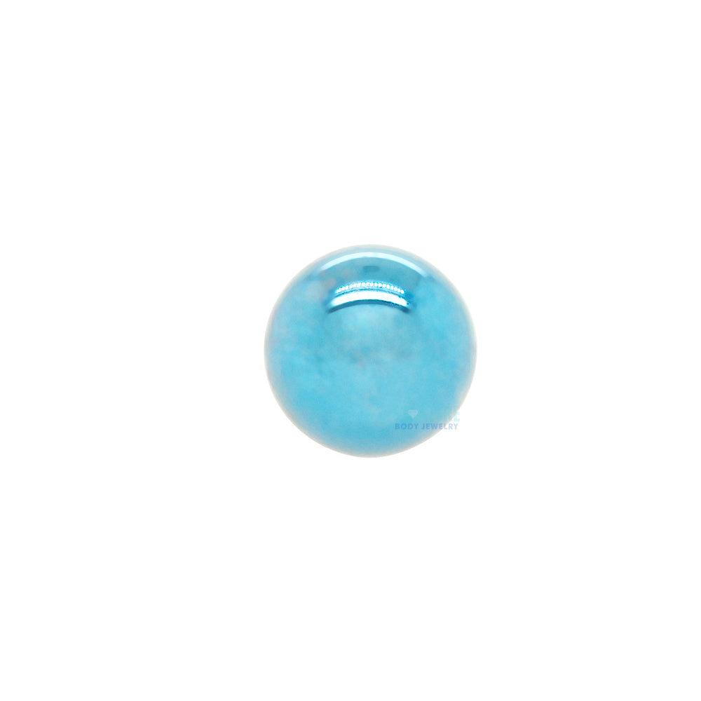 Titanium Threaded Ball – Light Blue