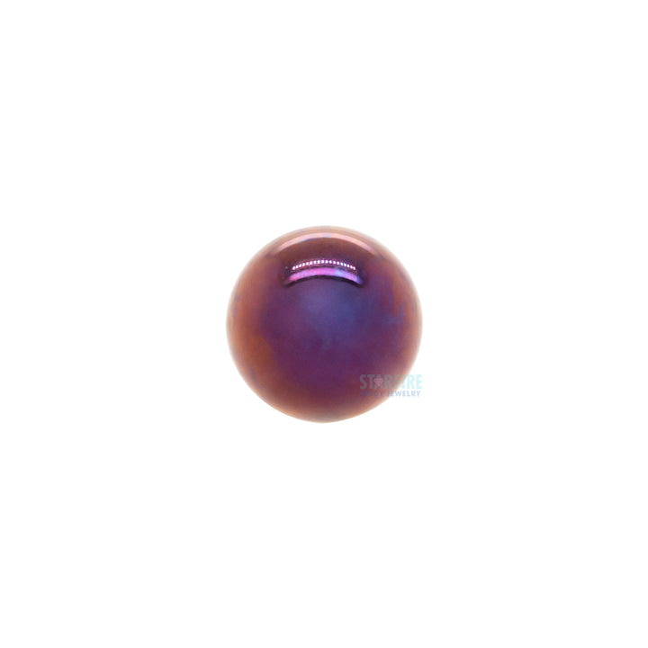 Titanium Threaded Ball – Purple