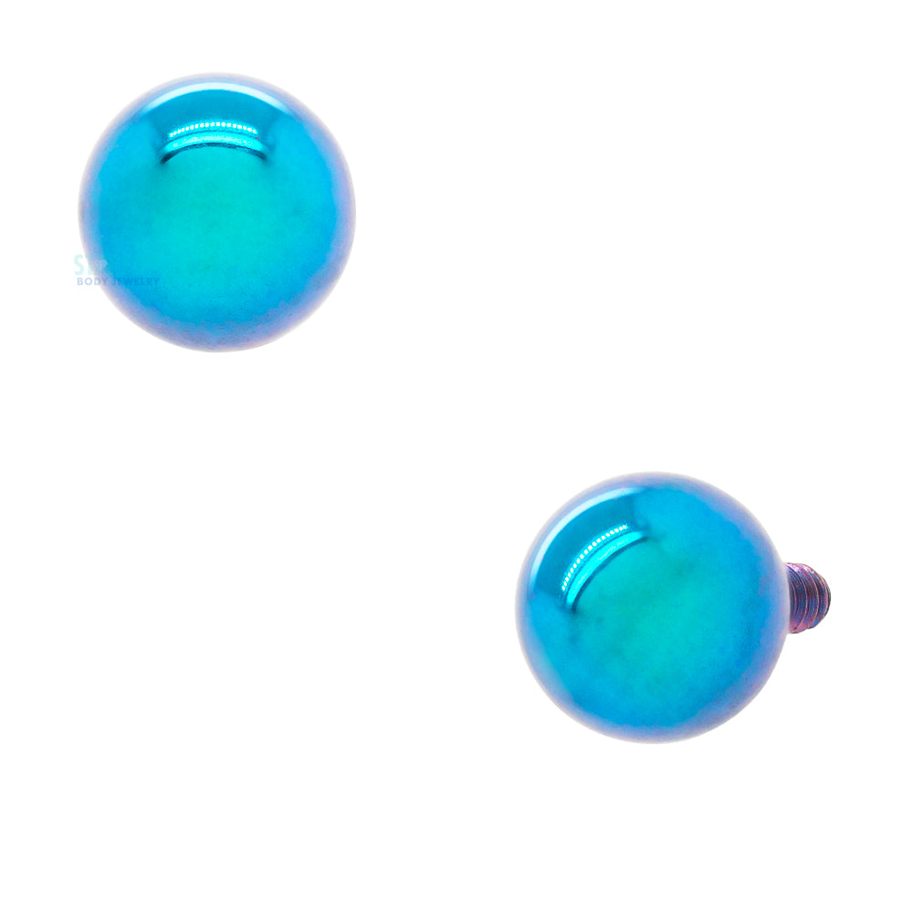 Titanium Threaded Ball – Teal